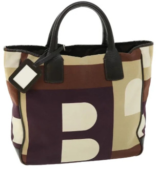 Pre-owned Canvas handbags Bally Pre-owned , Multicolor , Dames - ONE Size