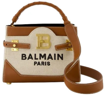Pre-owned Canvas handbags Balmain Pre-owned , Beige , Dames - ONE Size