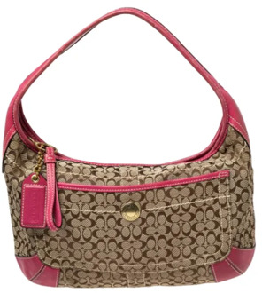 Pre-owned Canvas handbags Coach Pre-owned , Pink , Dames - ONE Size