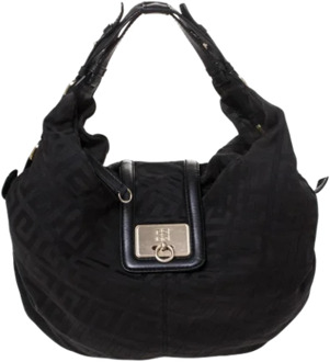 Pre-owned Canvas handbags Givenchy Pre-owned , Black , Dames - ONE Size