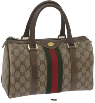 Pre-owned Canvas handbags Gucci Vintage , Multicolor , Dames - ONE Size
