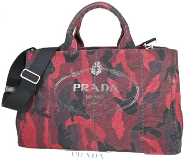 Pre-owned Canvas handbags Prada Vintage , Multicolor , Dames - ONE Size