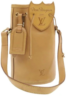 Pre-owned Canvas louis-vuitton-bags Louis Vuitton Vintage , Beige , Dames - ONE Size