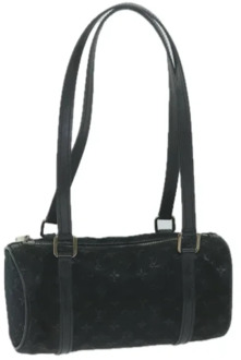 Pre-owned Canvas louis-vuitton-bags Louis Vuitton Vintage , Black , Dames - ONE Size