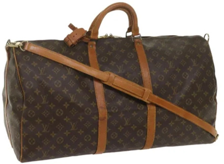 Pre-owned Canvas louis-vuitton-bags Louis Vuitton Vintage , Brown , Dames - ONE Size