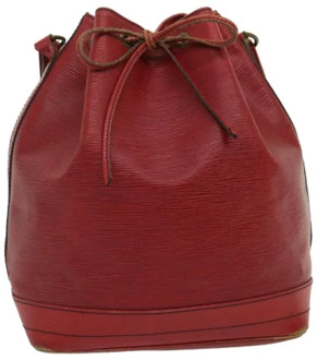 Pre-owned Canvas louis-vuitton-bags Louis Vuitton Vintage , Red , Dames - ONE Size