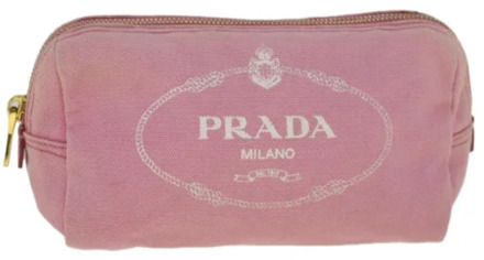 Pre-owned Canvas prada-bags Prada Vintage , Pink , Dames - ONE Size
