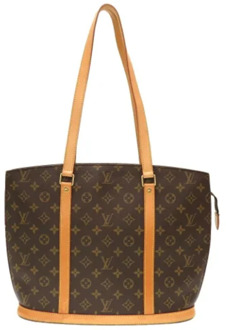 Pre-owned Canvas totes Louis Vuitton Vintage , Brown , Dames - ONE Size