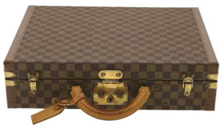 Pre-owned Canvas travel-bags Louis Vuitton Vintage , Brown , Unisex - ONE Size