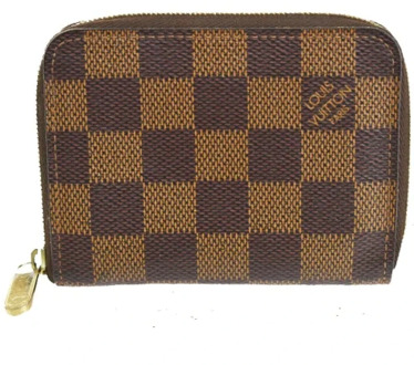 Pre-owned Canvas wallets Louis Vuitton Vintage , Brown , Dames - ONE Size