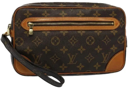 Pre-owned Coated canvas louis-vuitton-bags Louis Vuitton Vintage , Brown , Dames - ONE Size