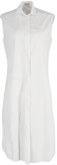 Pre-owned Cotton dresses Alaïa Pre-owned , White , Dames - XS