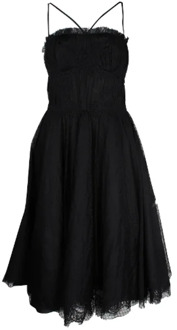 Pre-owned Cotton dresses Dolce & Gabbana Pre-owned , Black , Dames - S