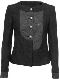 Pre-owned Cotton outerwear Chanel Vintage , Black , Dames - S