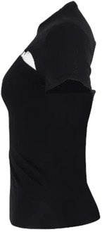 Pre-owned Cotton tops Balmain Pre-owned , Black , Dames - 2XS