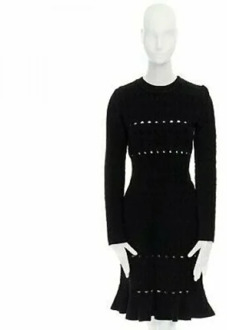 Pre-owned Fabric dresses Alaïa Pre-owned , Black , Dames - M