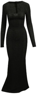 Pre-owned Fabric dresses Alaïa Pre-owned , Black , Dames - XS