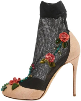 Pre-owned Fabric heels Dolce & Gabbana Pre-owned , Beige , Dames - 36 EU