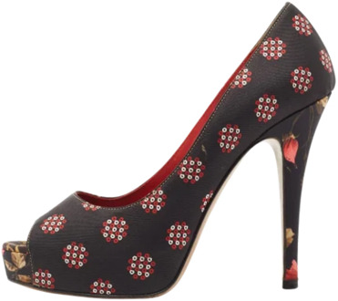 Pre-owned Fabric heels Dolce & Gabbana Pre-owned , Black , Dames - 36 EU