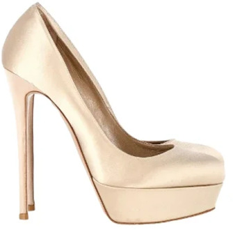 Pre-owned Fabric heels Valentino Vintage , Beige , Dames - 40 EU