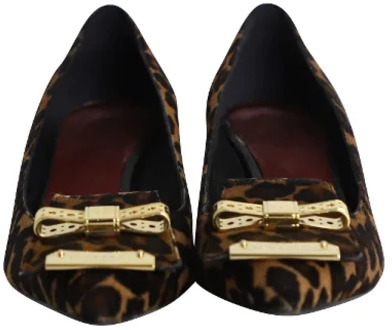 Pre-owned Fur heels Burberry Vintage , Brown , Dames - 36 EU