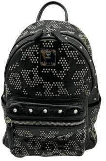 Pre-owned Leather backpacks MCM Pre-owned , Black , Dames - ONE Size