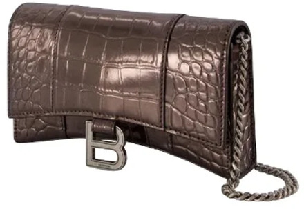 Pre-owned Leather balenciaga-bags Balenciaga Vintage , Gray , Dames - ONE Size