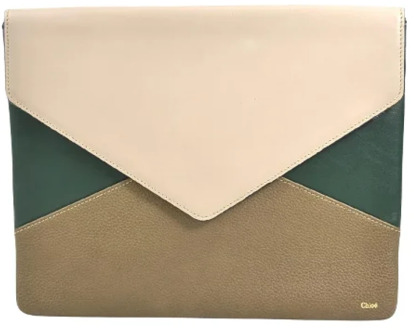 Pre-owned Leather clutches Chloé Pre-owned , Multicolor , Dames - ONE Size