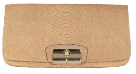 Pre-owned Leather clutches Coach Pre-owned , Beige , Dames - ONE Size