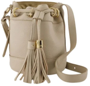 Pre-owned Leather crossbody-bags Chloé Pre-owned , Beige , Dames - ONE Size