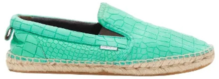 Pre-owned Leather espadrilles Jimmy Choo Pre-owned , Green , Dames - 42 EU