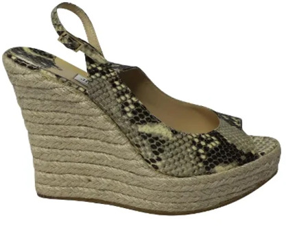 Pre-owned Leather espadrilles Jimmy Choo Pre-owned , Multicolor , Dames - 39 EU