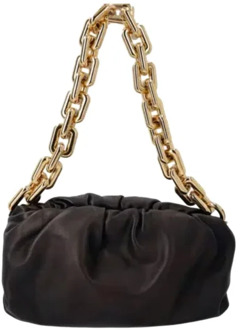 Pre-owned Leather handbags Bottega Veneta Vintage , Black , Dames - ONE Size