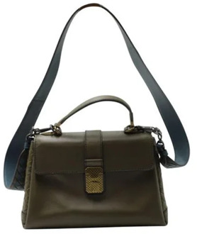 Pre-owned Leather handbags Bottega Veneta Vintage , Green , Dames - ONE Size