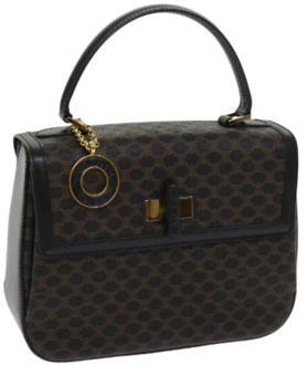 Pre-owned Leather handbags Celine Vintage , Brown , Dames - ONE Size