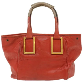 Pre-owned Leather handbags Chloé Pre-owned , Red , Dames - ONE Size