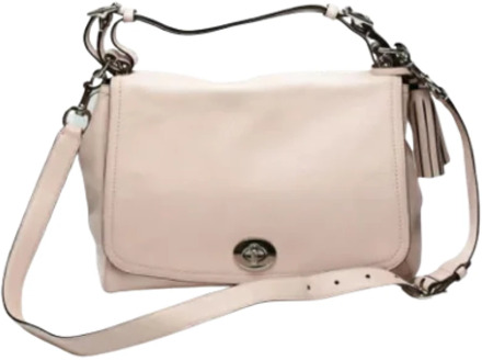 Pre-owned Leather handbags Coach Pre-owned , Pink , Dames - ONE Size