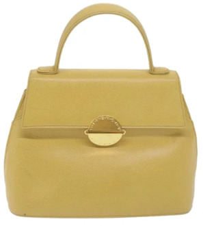 Pre-owned Leather handbags Givenchy Pre-owned , Yellow , Dames - ONE Size