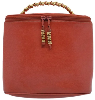 Pre-owned Leather handbags Loewe Pre-owned , Orange , Dames - ONE Size