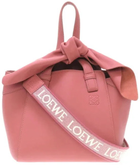 Pre-owned Leather handbags Loewe Pre-owned , Pink , Dames - ONE Size