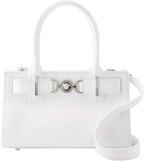 Pre-owned Leather handbags Versace Pre-owned , White , Dames - ONE Size