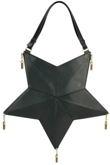 Pre-owned Leather handbags Yves Saint Laurent Vintage , Black , Dames - ONE Size