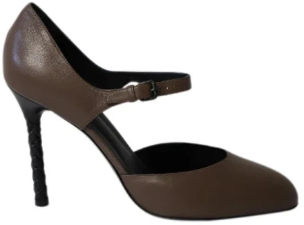 Pre-owned Leather heels Bottega Veneta Vintage , Brown , Dames - 39 EU