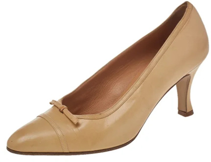 Pre-owned Leather heels Celine Vintage , Beige , Dames - 39 EU