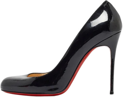 Pre-owned Leather heels Christian Louboutin Pre-owned , Black , Dames - 40 EU