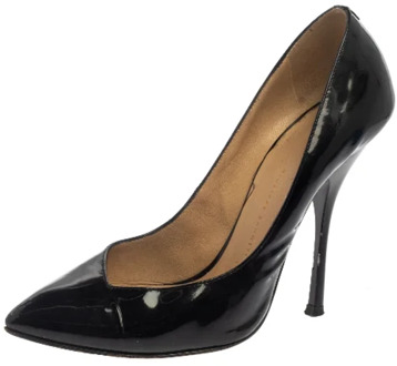 Pre-owned Leather heels Giuseppe Zanotti Pre-owned , Black , Dames - 37 1/2 EU