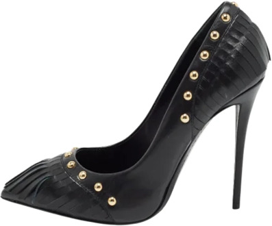 Pre-owned Leather heels Giuseppe Zanotti Pre-owned , Black , Dames - 38 EU