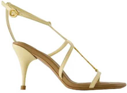 Pre-owned Leather heels Jacquemus Pre-owned , Beige , Dames - 37 EU