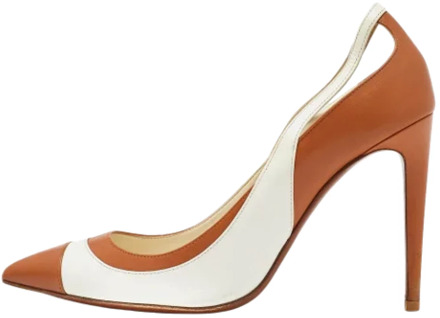 Pre-owned Leather heels Ralph Lauren Pre-owned , Brown , Dames - 39 EU