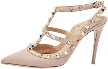Pre-owned Leather heels Valentino Vintage , Pink , Dames - 38 EU